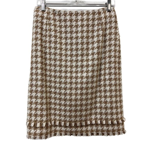 Allen by Allen Schwartz Tweed Suit Skirt Jacket Lovely Powerful Executive - Picture 9 of 11